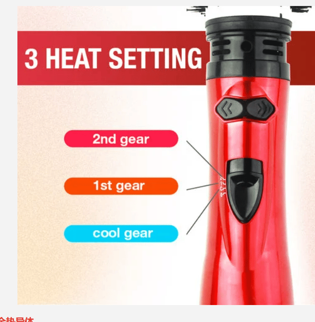 3-in-1 Rotating Hot Air Hairstyler and Hairdryer