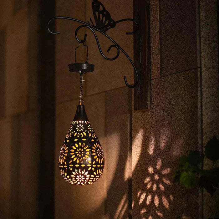 Zonne-energie en weerbestendige tuinlamp