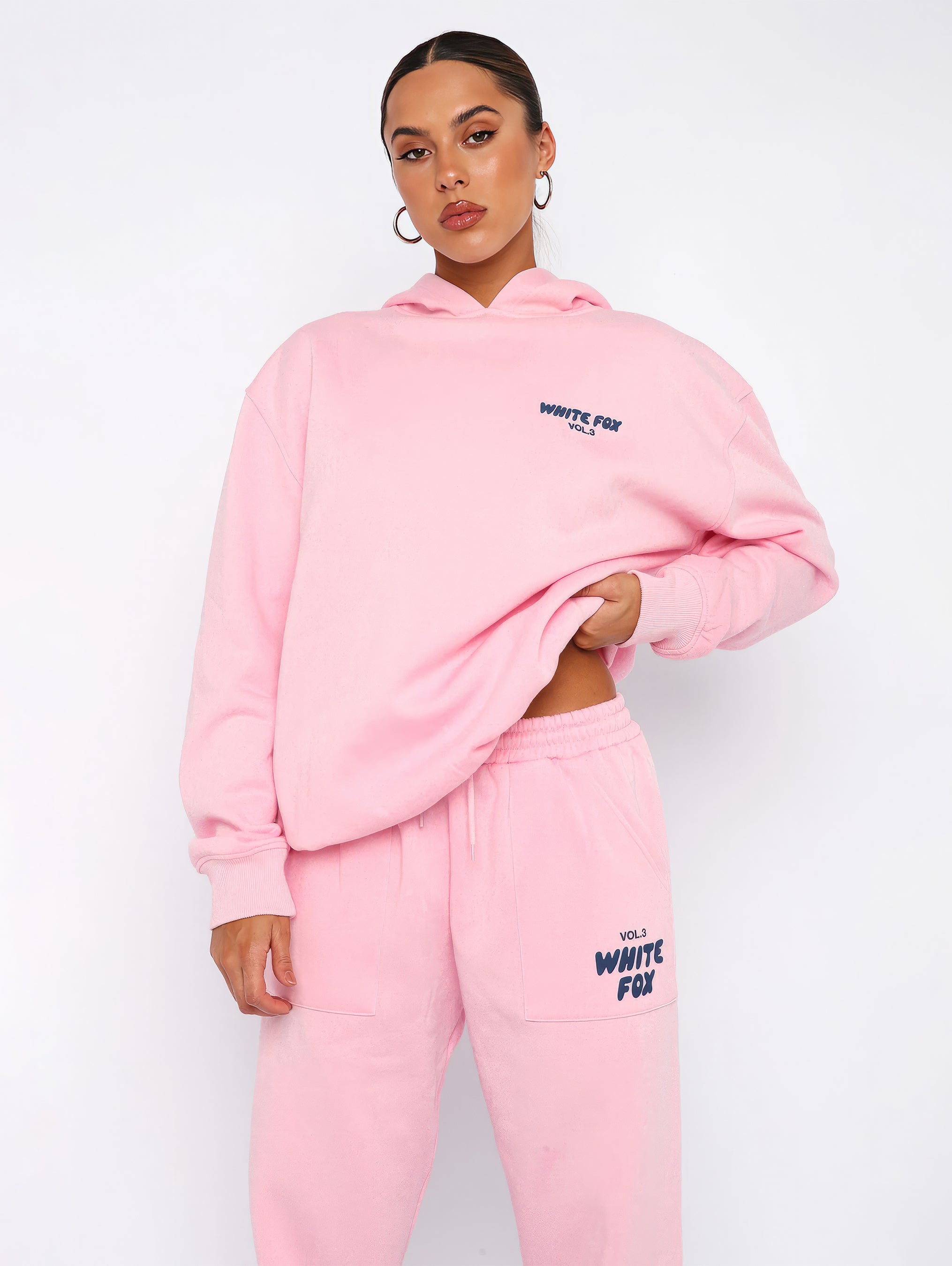 Vanio | Dames WhiteFox Trainingspak met Hoodie