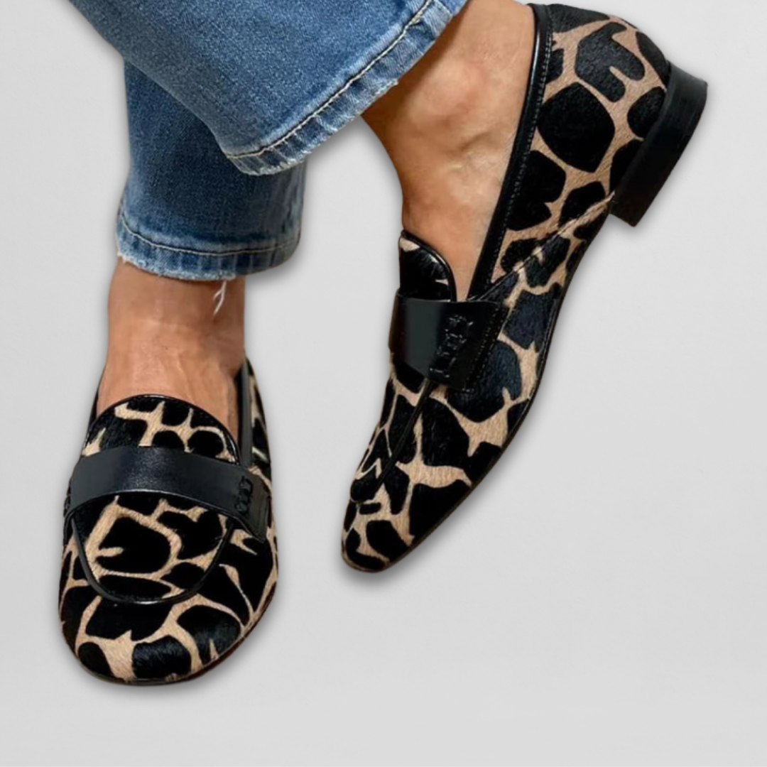 Mocassins met Dierenprint voor Vrouwen | Ideaal voor Dagelijks Gebruik