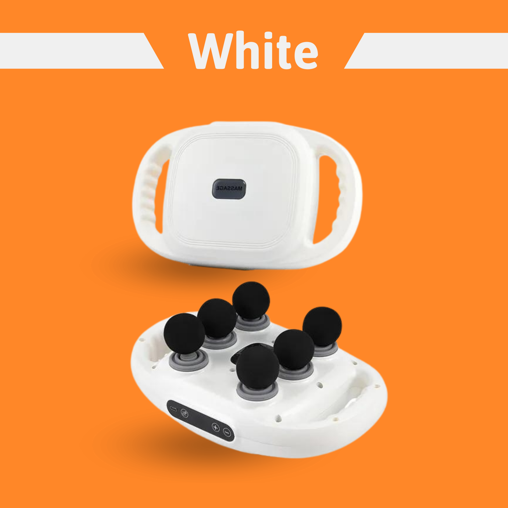 FlexiRelief Pro | 6-koppige hoogfrequente spiermassager