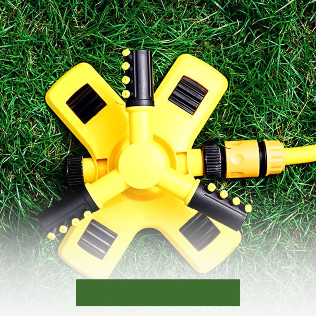 AquaLux 360º Sprinkler Systeem | Automatische irrigatieoplossing met een versterkte 15M slang voor optimale tuinverzorging