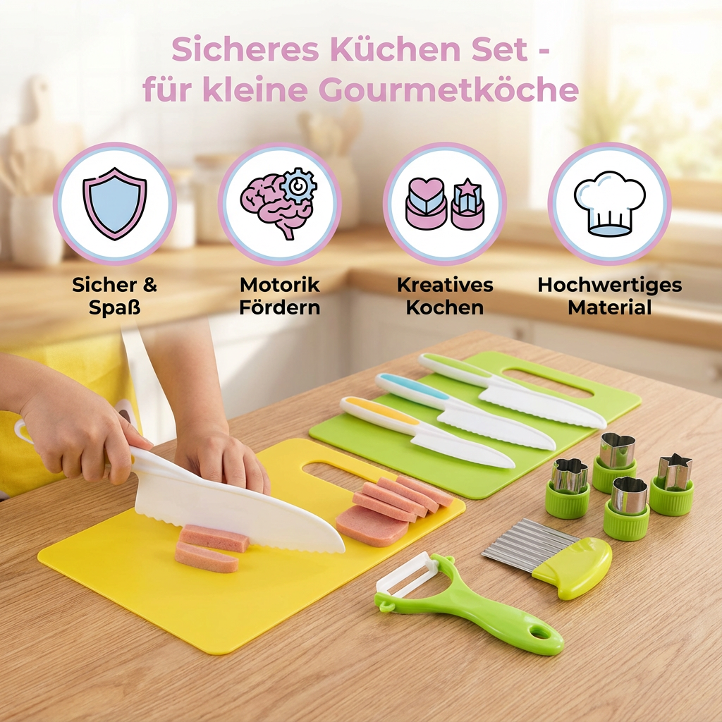 Veilig Keuken Set - voor kleine Gourmetkoks