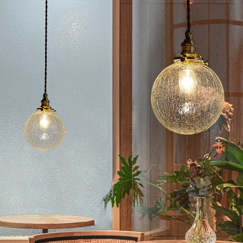 Kristallen glazen hanglamp