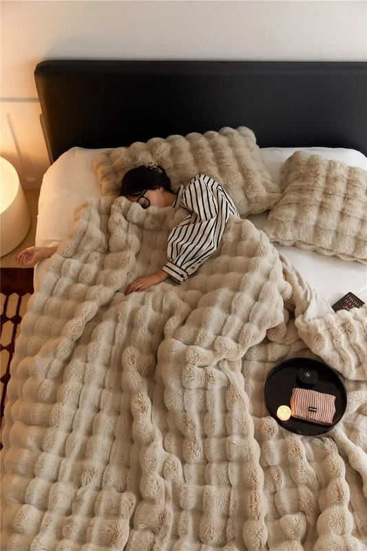 Flauschdecke SnuggleSoft | Omkeerbaar | Jaarlijkse Warmte | Fleece