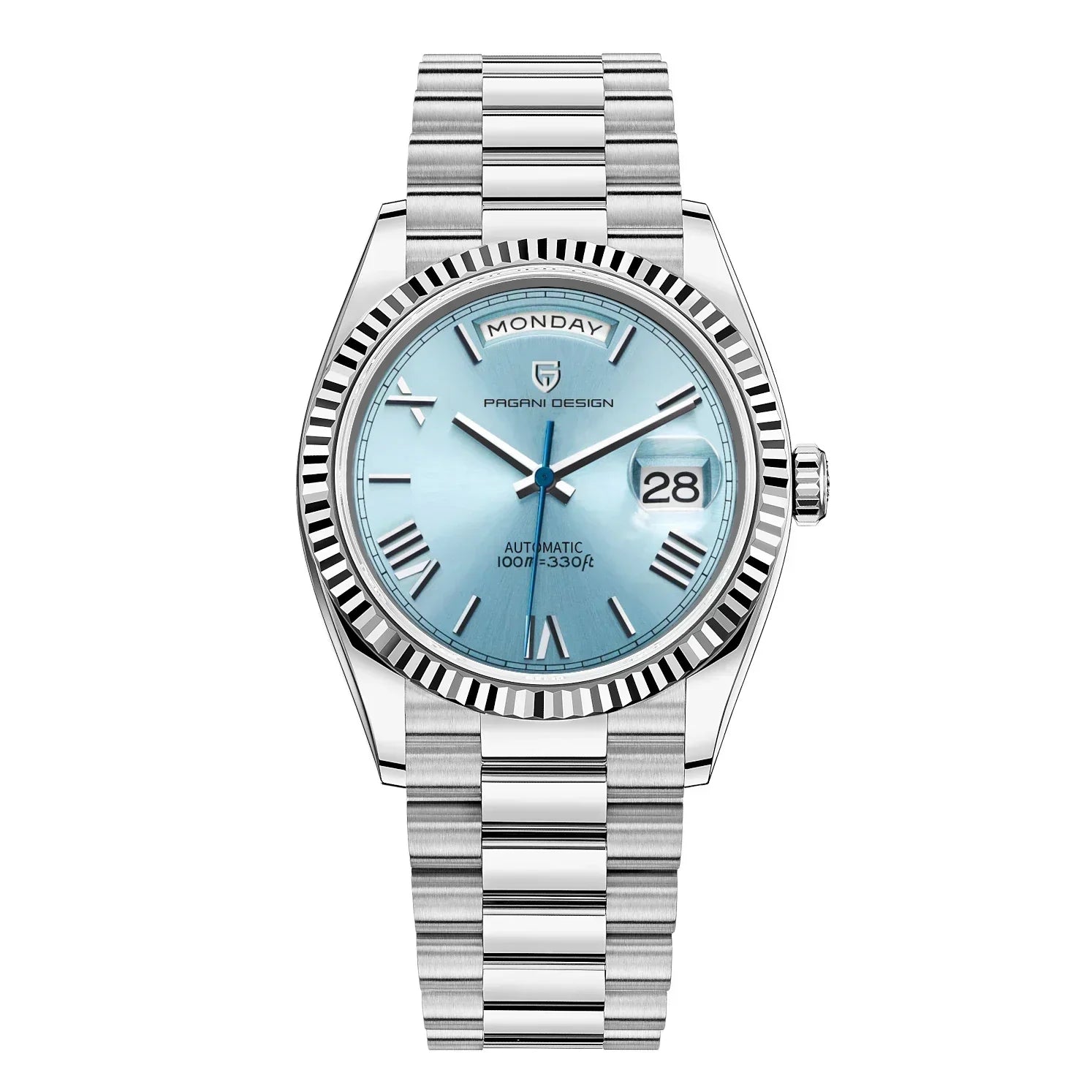 Luxueuze Heren Automatisch Horloge – RVS, zelfopwindend, kalenderfunctie – Stijl voor elke gelegenheid