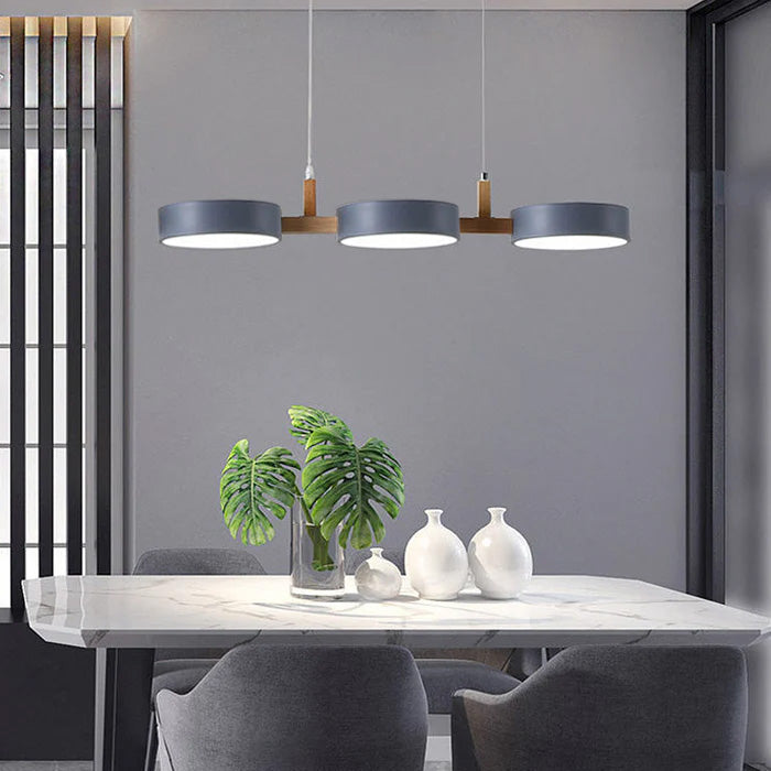Noordse Flush Plafondlamp Met Meerdere Koppen Voor Keukens En Eetkamers