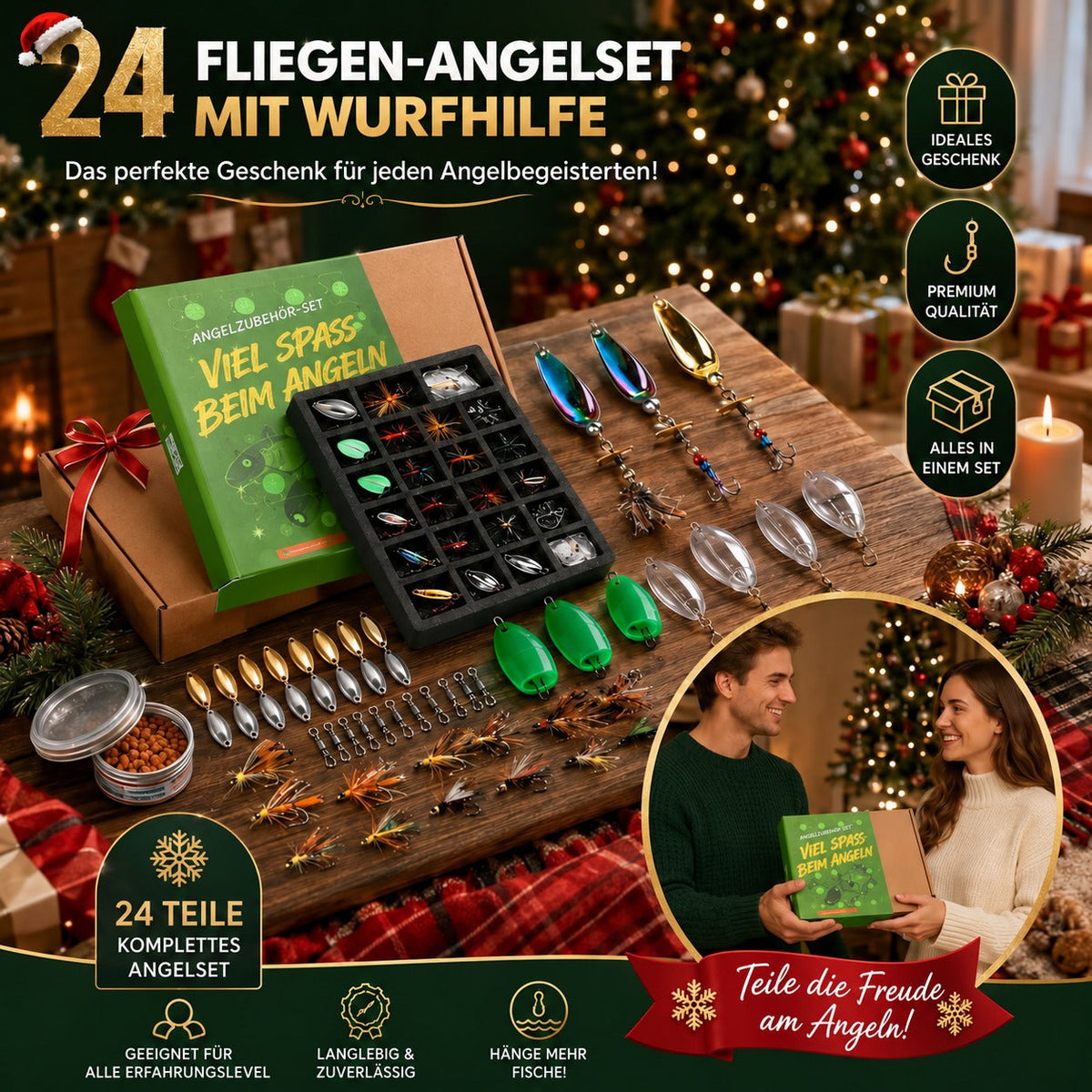 Visser Adventskalender 2026 – 24 Dagen Vol Aas & Visaccessoires