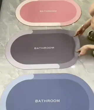 AquaSafe Badmat | Sneldrogend, antislip en waterabsorberend