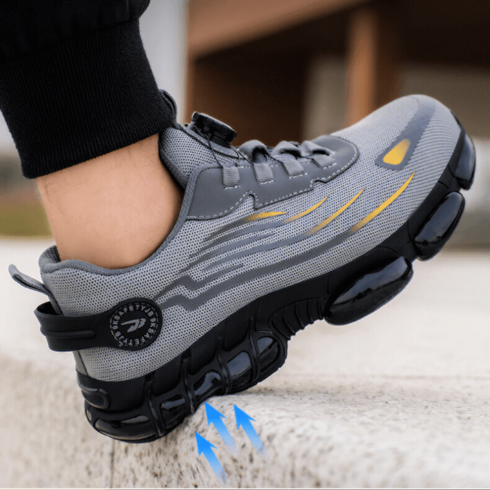 Werk schoenen heren | Orthopedische ondersteuning & antislip grip | GripFlow