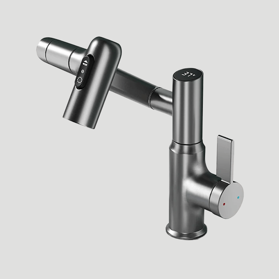 LUSTRAFLOW – 360° Intelligente Kraan met LED-Temperatuurweergave