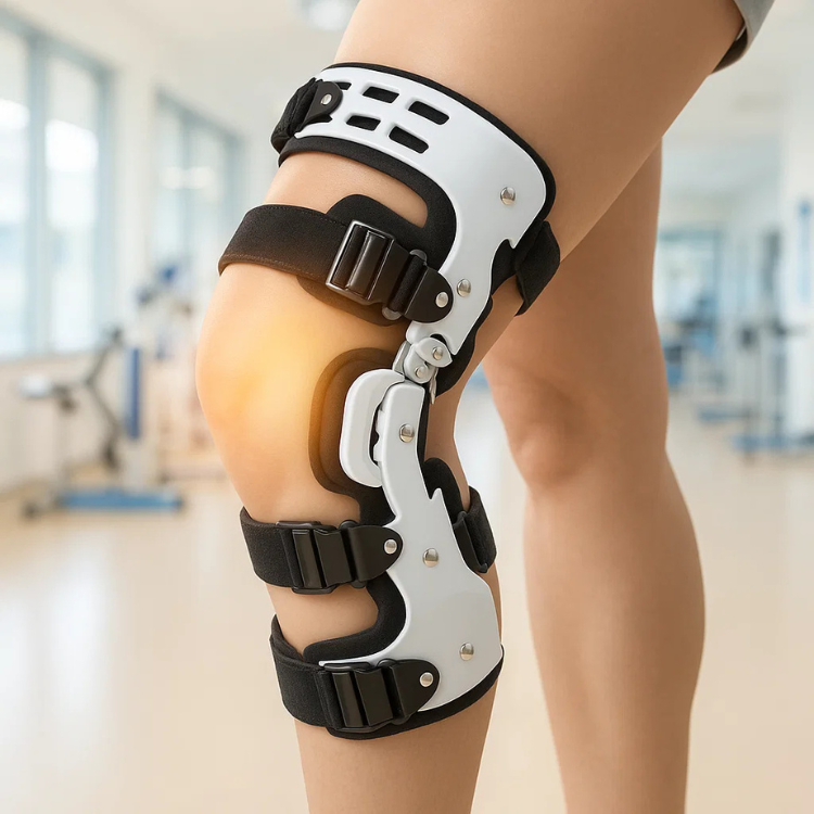 KneeCare Pro Ontlastingskniebrace Voor Mediale En Laterale Ondersteuning