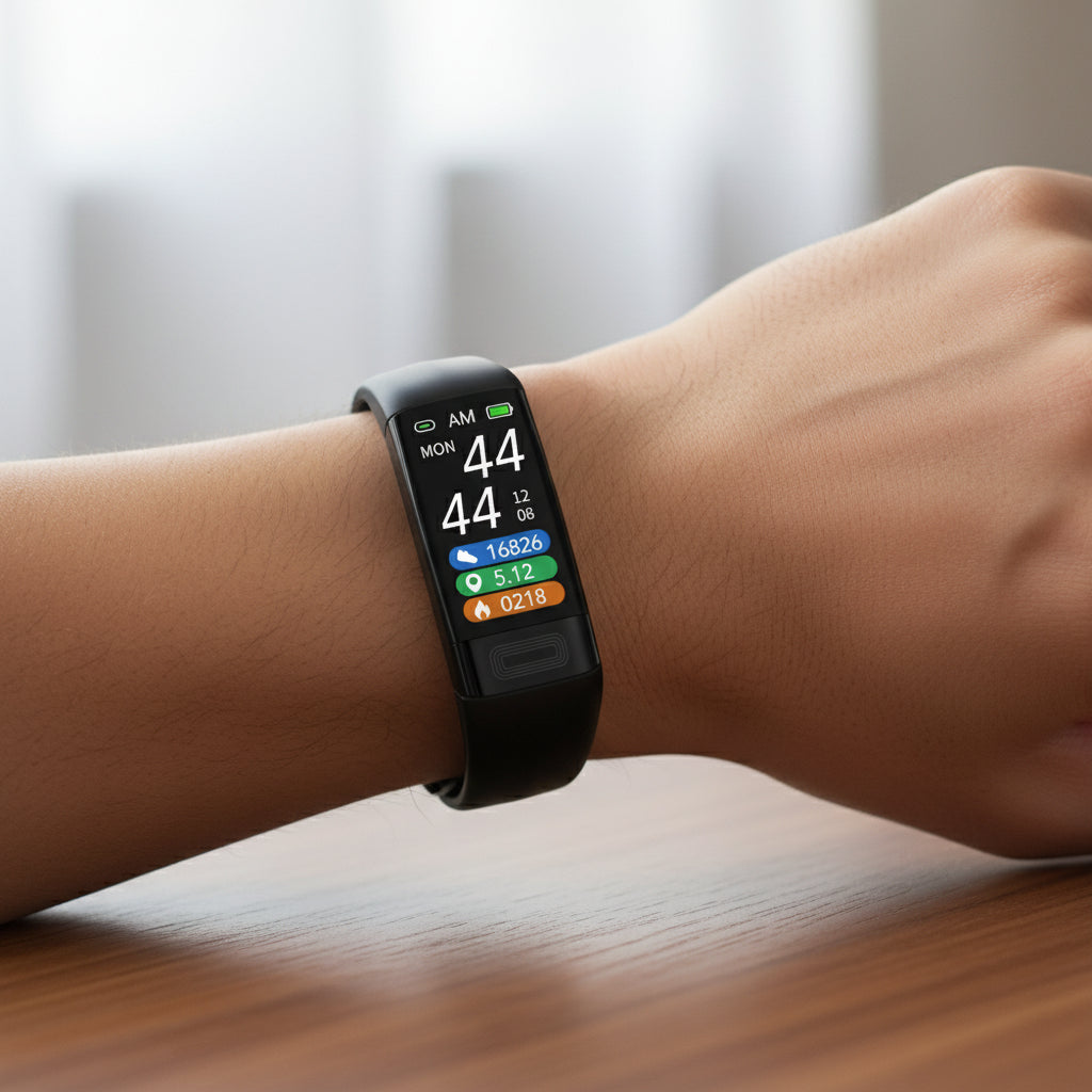 VITALBAND – Slimme Armband met Bloeddrukmeting, EKG & Hartslagmonitor