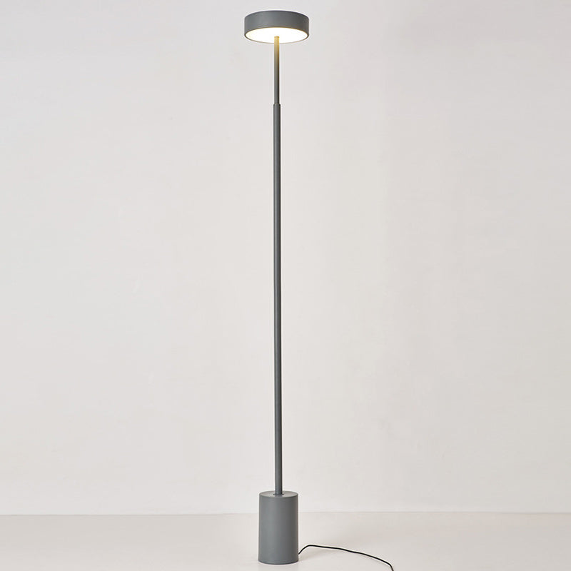 Contemporary Scandinavische Ronde IJzeren LED Staande Vloerlamp Voor Slaapkamer