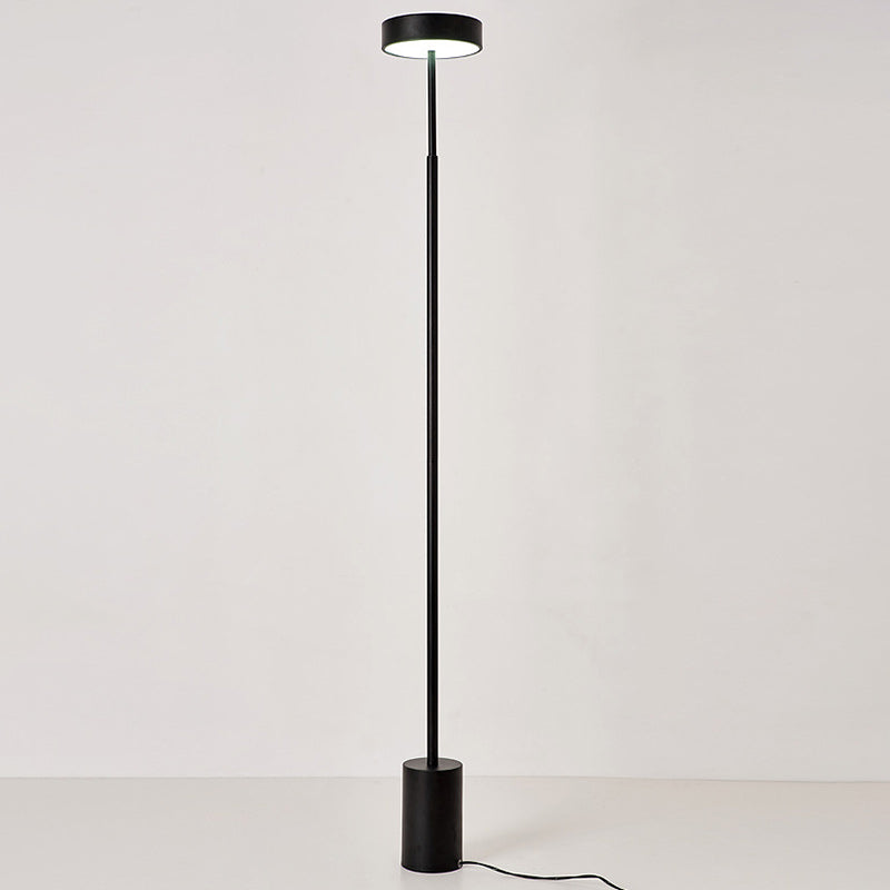 Contemporary Scandinavische Ronde IJzeren LED Staande Vloerlamp Voor Slaapkamer