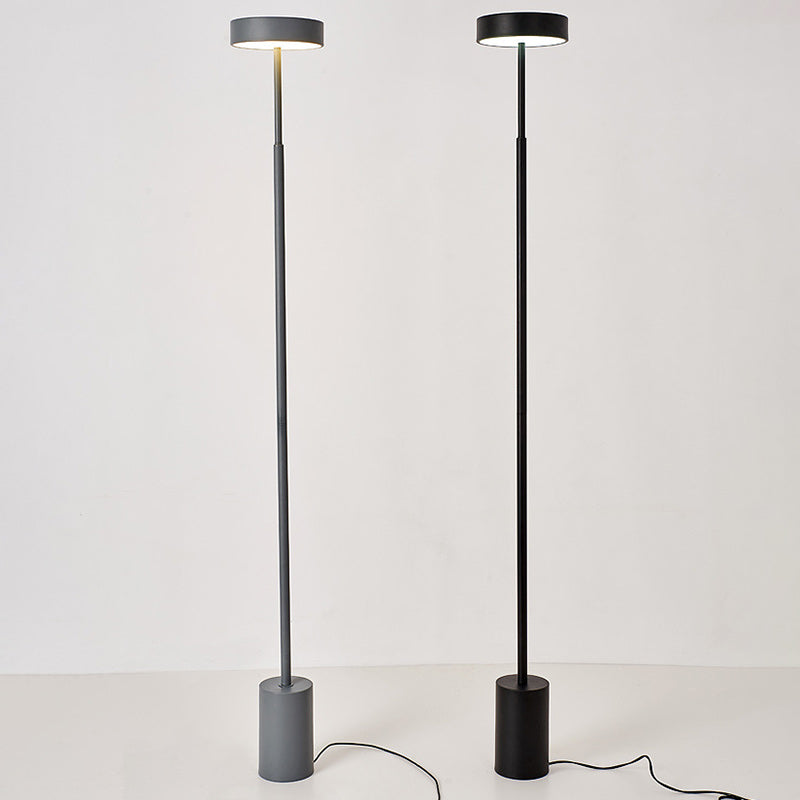 Contemporary Scandinavische Ronde IJzeren LED Staande Vloerlamp Voor Slaapkamer