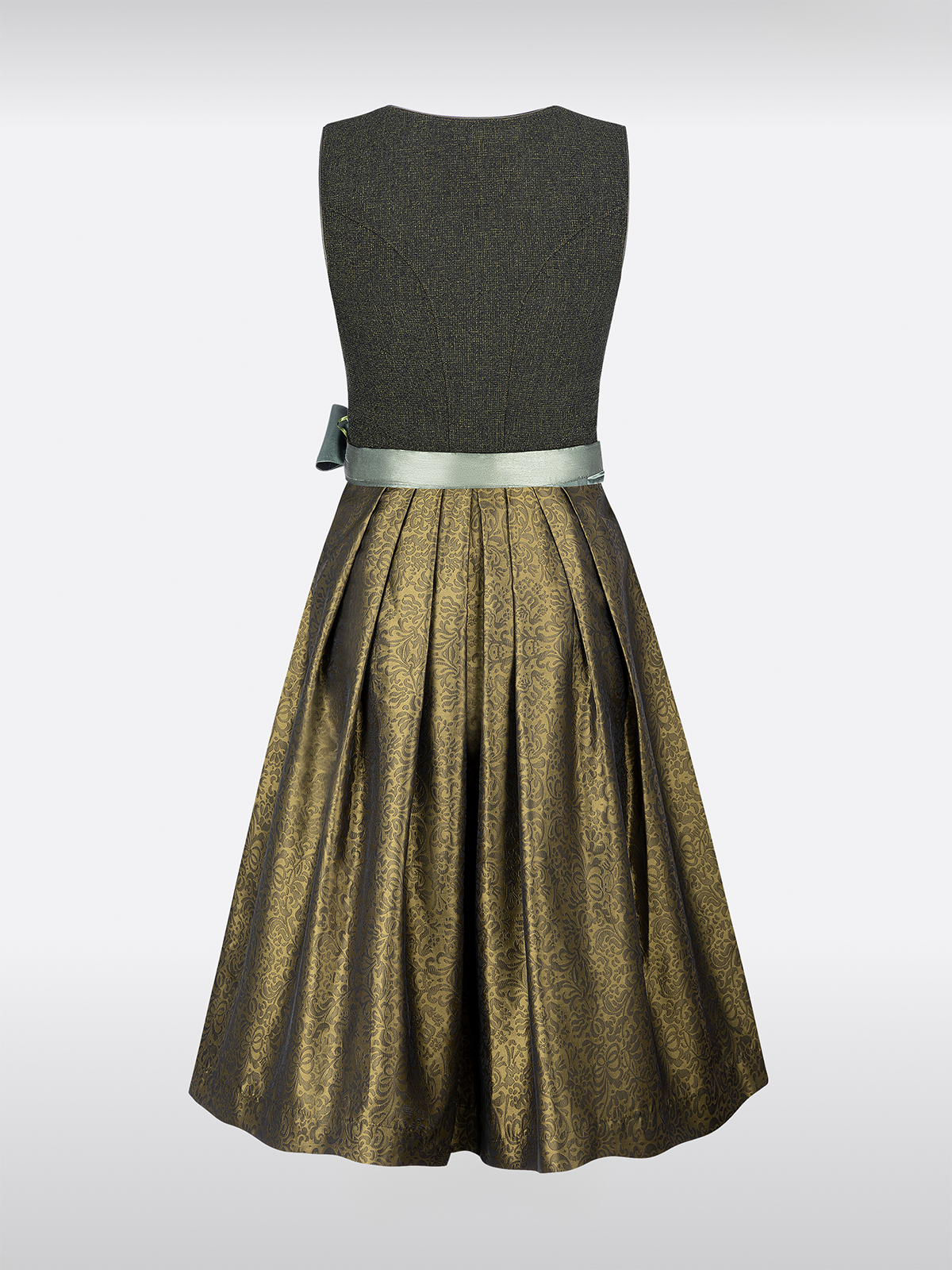 Groene Hart-Uitgesneden Gestructureerde Dirndl