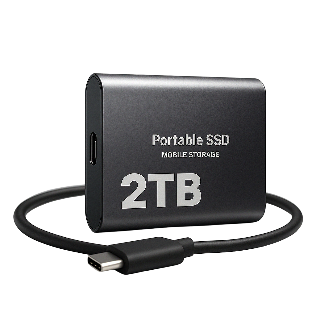 Draagbare SSD Opslag Extern Hoge Snelheid USB-C 1050MB/s