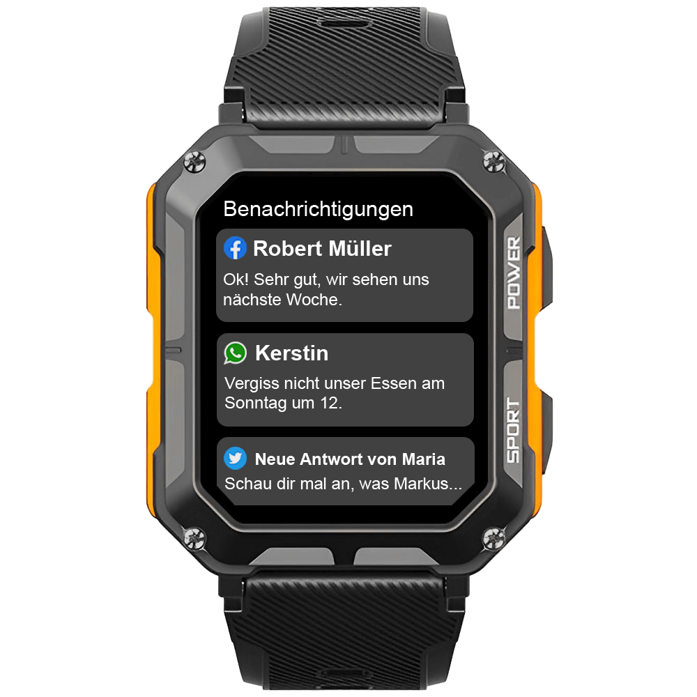 TacticalEdge heren horloge | Stevige waterdichte militaire werkhorloge