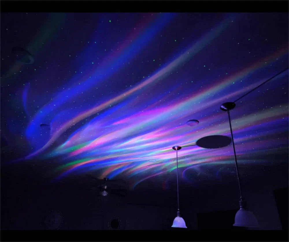 Magische Tischlampe Auroralight-Noorderlichtprojector met Muziekbediening