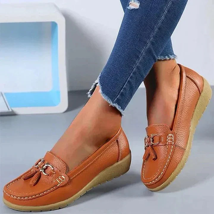 Gesloten Mocassins Met Gevoerde Binnenzool Voor Vrouwen | Ideaal Voor Dagelijks Gebruik En Werk