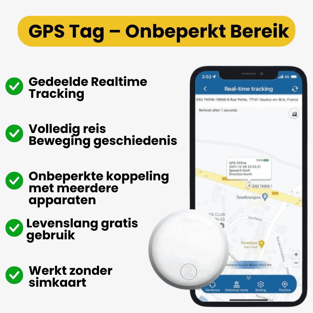 BikeTrace GPS Tracker – Altijd en Overal je Fiets Volgen