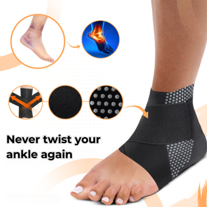 FlexiGuard Enkelsteun – Licht, Ademend & Geschikt voor Sportschoenen