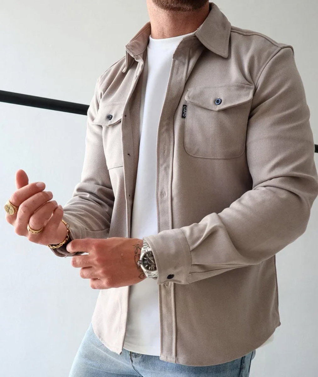 Lambert™ Casual Heren Hemdjack
