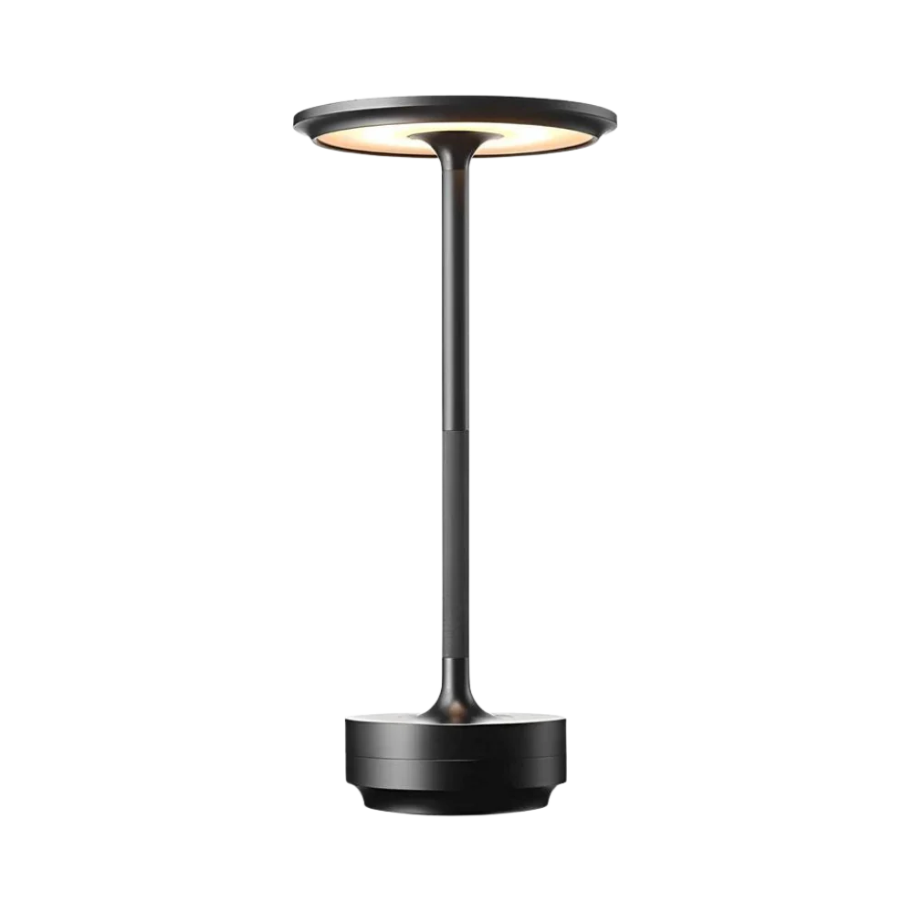 Moderne Messing-Kegel-LED-Accu-Tafellamp 1-Licht