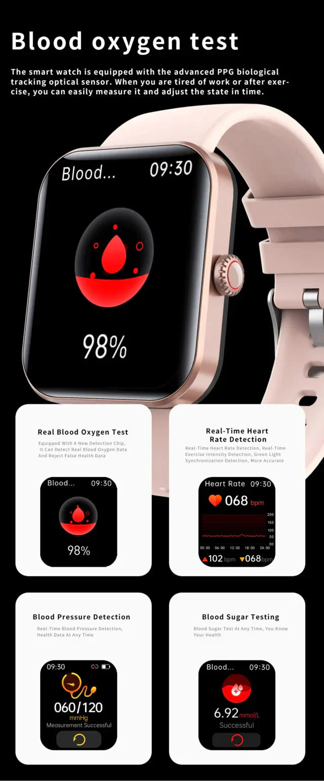 Bloedglucosebewakings-Smartwatch