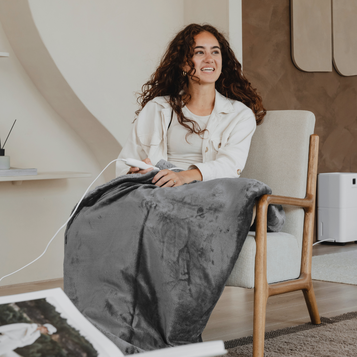 Elektrische Deken 180 x 160 cm – Verwarmde Deken voor Thuis