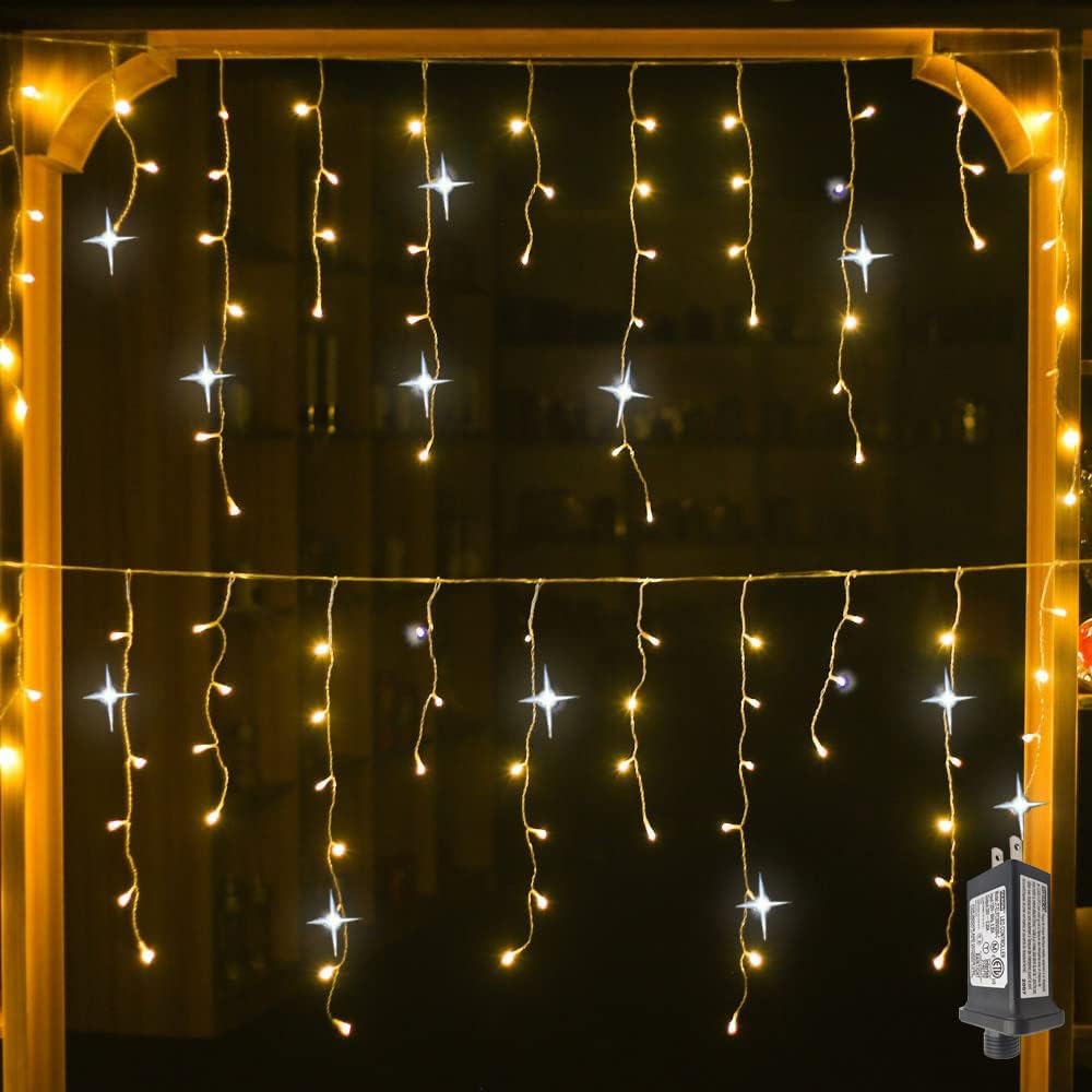 LED Kerstgordijnverlichting 4 m – Voor Binnen en Buiten