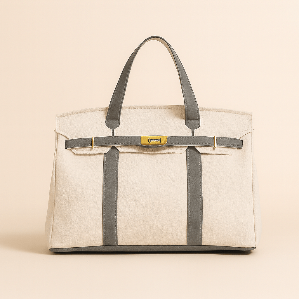 BowLift | Premium Canvas Shopper met versterkte staal-details