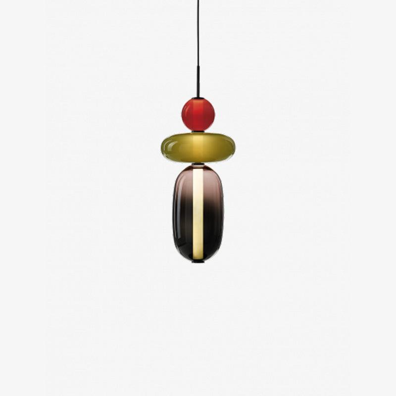 Gekonfijt Glazen Hanglamp
