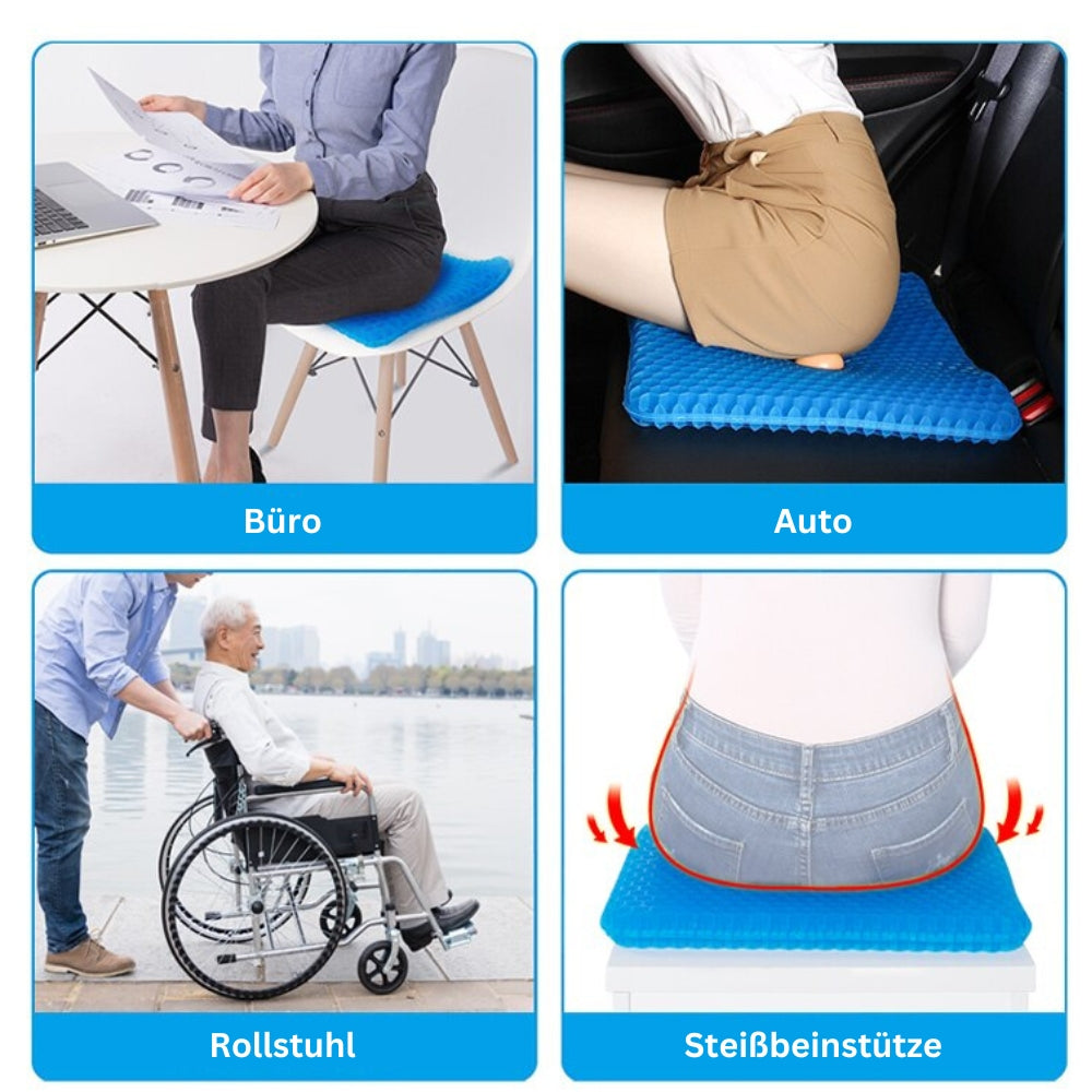 ErgoPad - ergonomisch Gel zitkussen