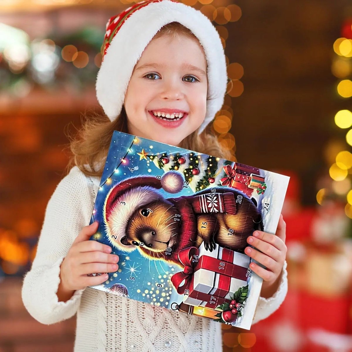 Capybara Adventskalender 2026 – 24 Schattige Capybara Figuren voor Kinderen
