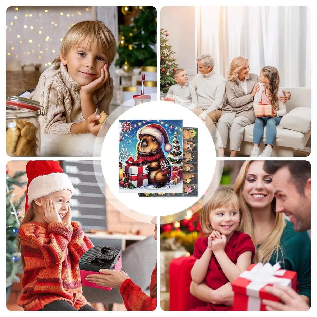 Capybara Adventskalender 2026 – 24 Schattige Capybara Figuren voor Kinderen