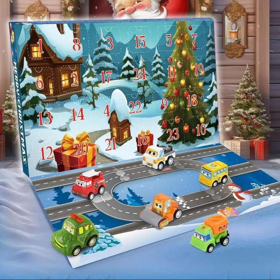 Auto Adventskalender 2026 – 24 Speelgoedautootjes voor Kinderen