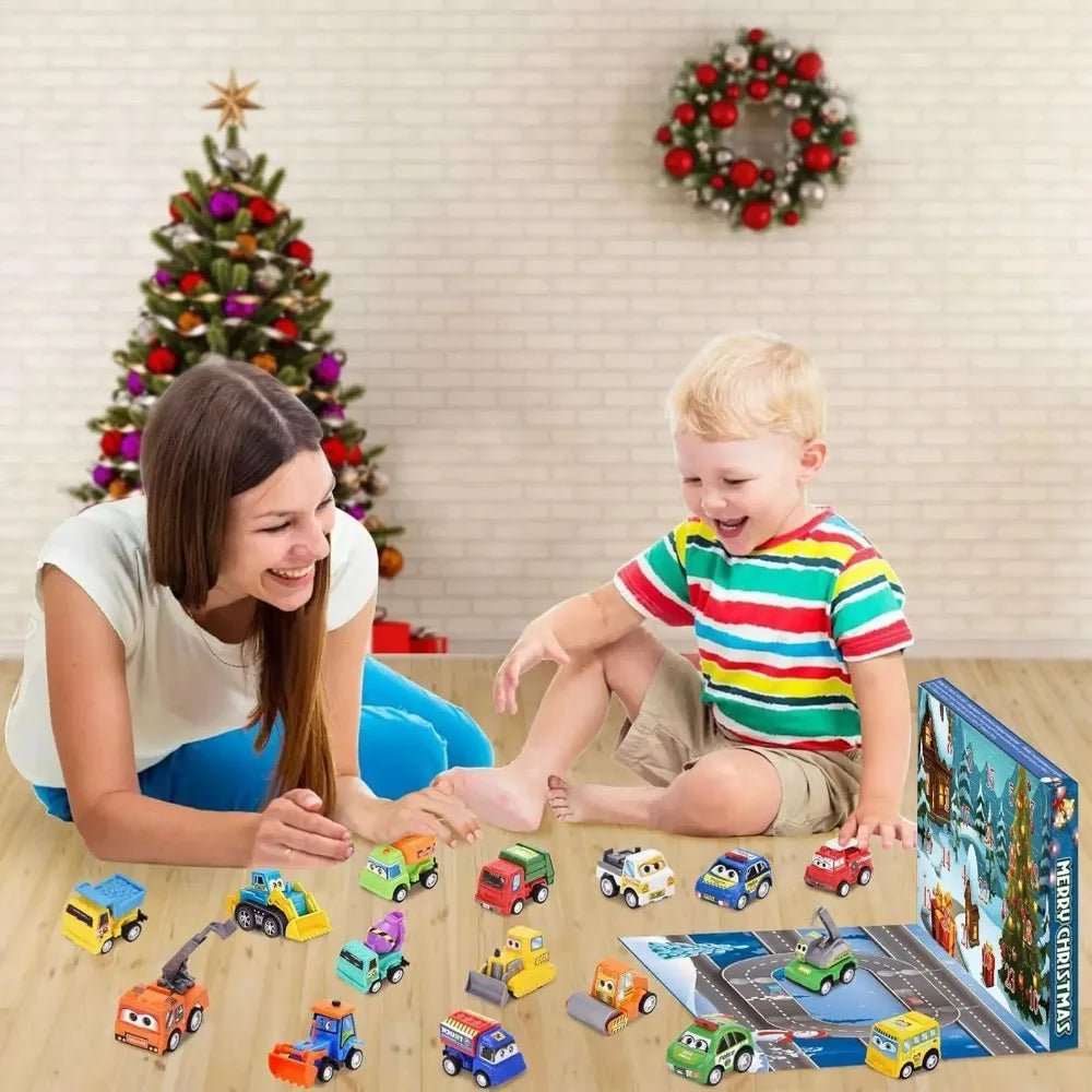 Auto Adventskalender 2026 – 24 Speelgoedautootjes voor Kinderen