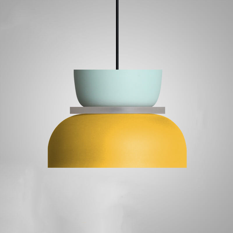 Nordic Zinklegering Dubbel-Tone Koepel Hanglamp LED 1-Licht