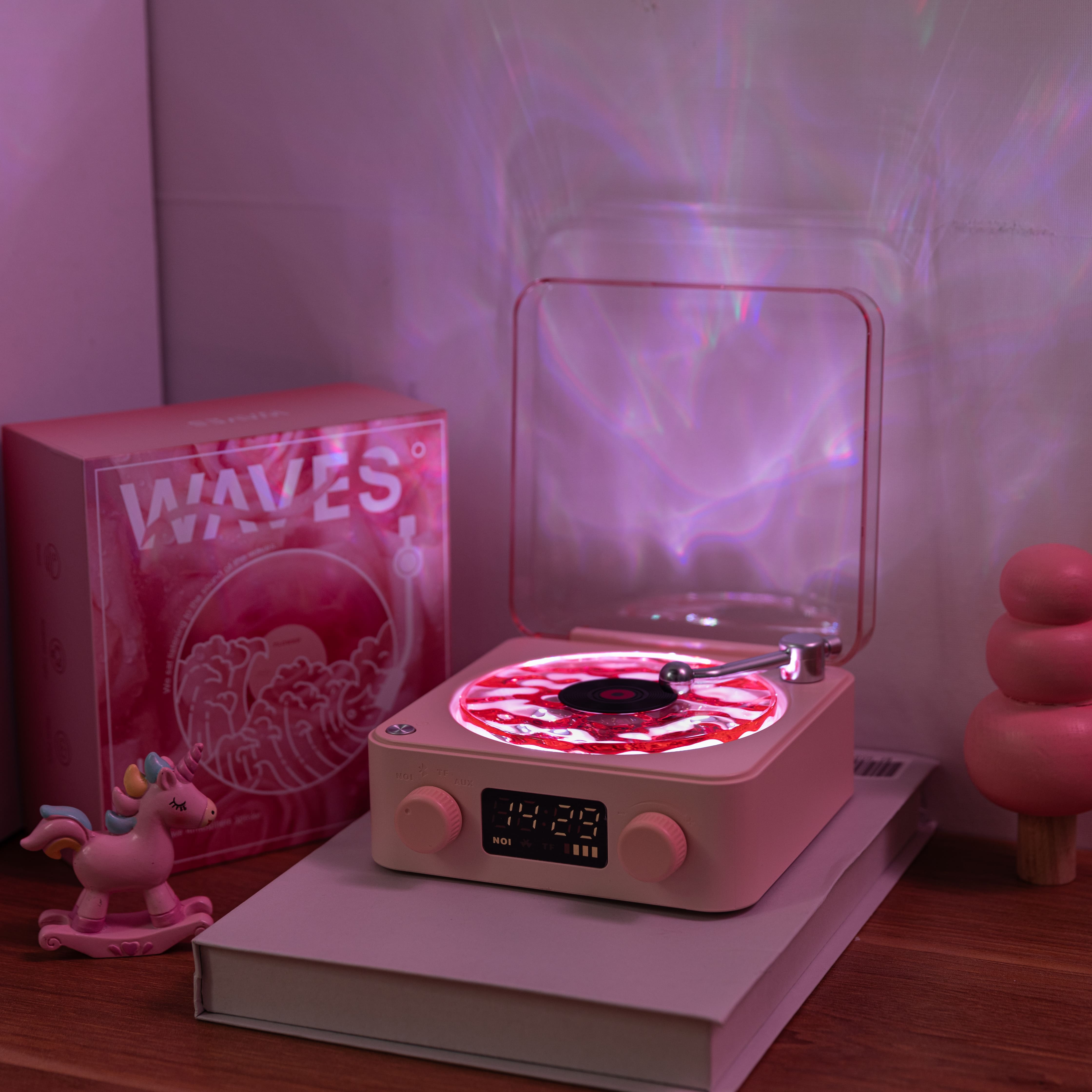 DreamTunes | Retro Mini Slaaphulp met RGB-verlichting