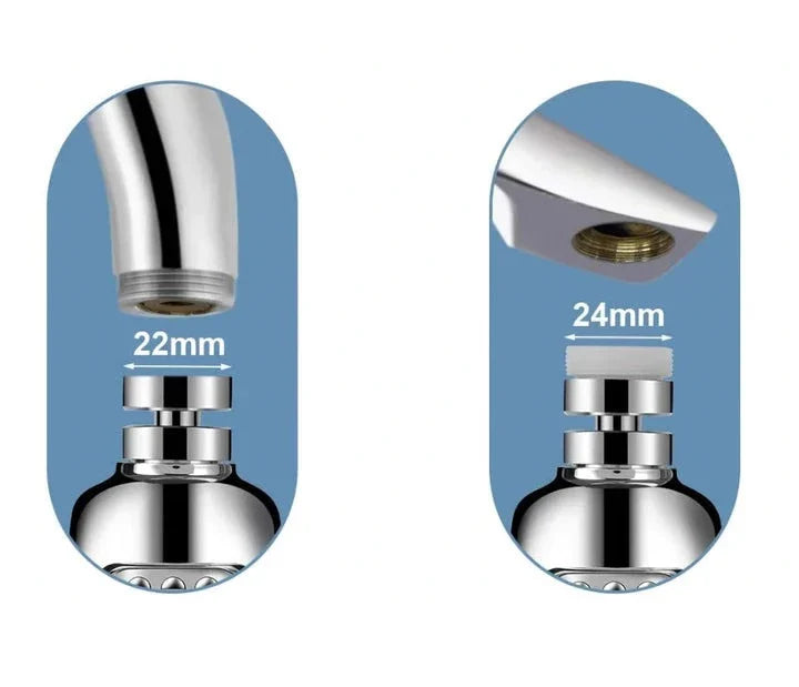 EcoFlow | Zwenkkraan met Waterbesparend Filter Diffuser