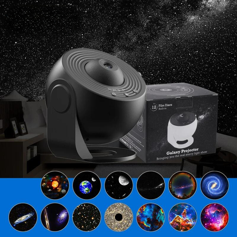 CelestialGlow | 12-in-1 HD Projectie & Rotatiesterprojectorlamp