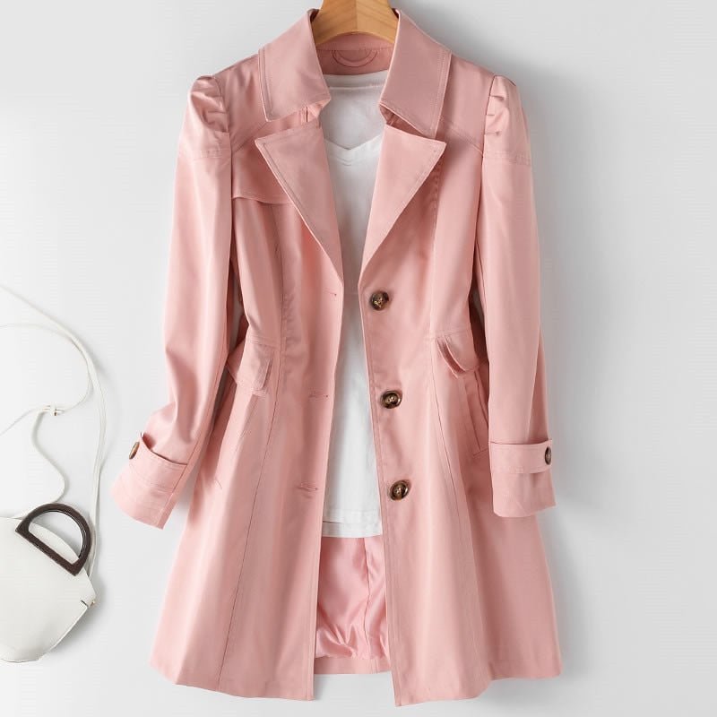 Elegante Damesjas Aurine – Stijlvolle Trenchcoat voor Elke Seizoen