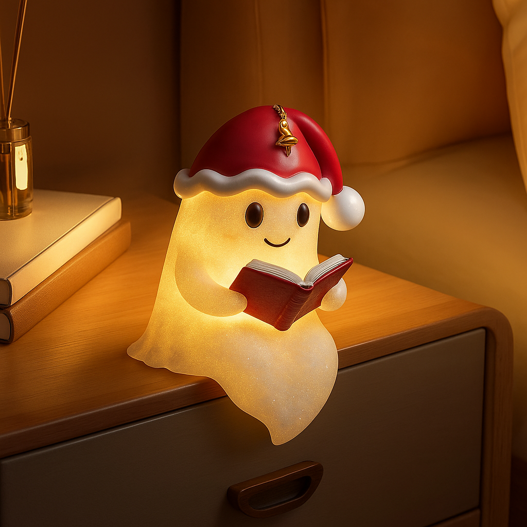 GhostGlow | Kerstgeest Warmlicht Decoratie voor Feestelijke Decoratie