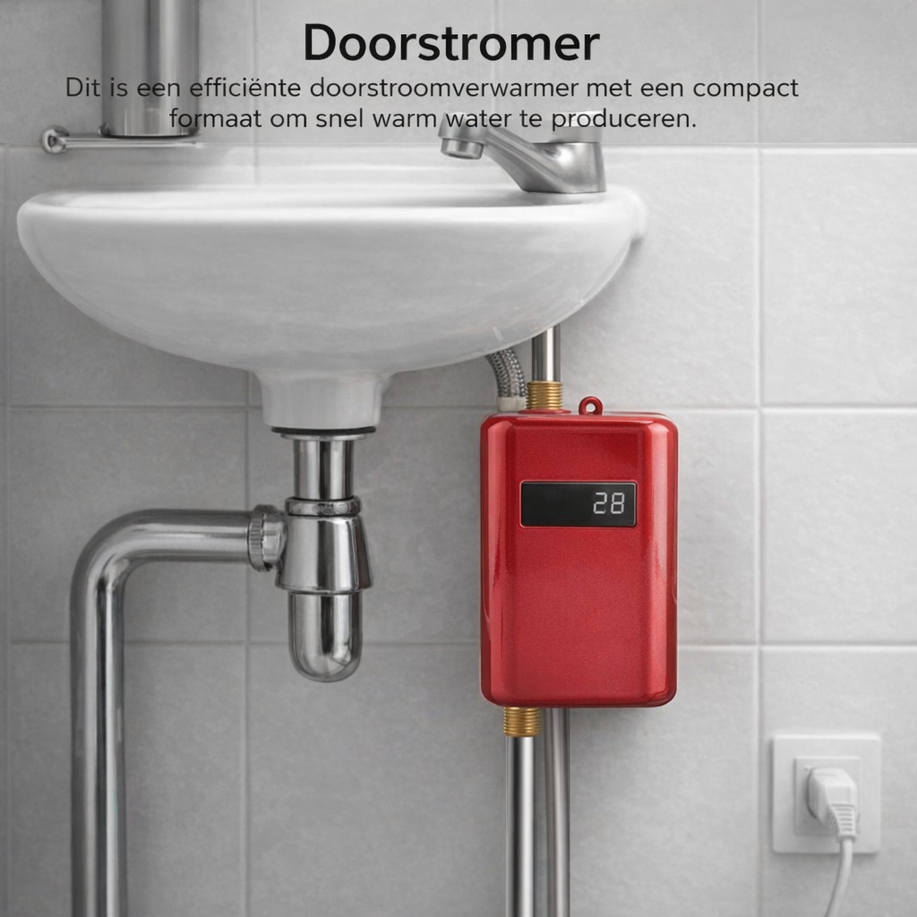 Tankloze Elektrische Boiler Slimme Heetwaterverwarmer met Temperatuurbeveiliging