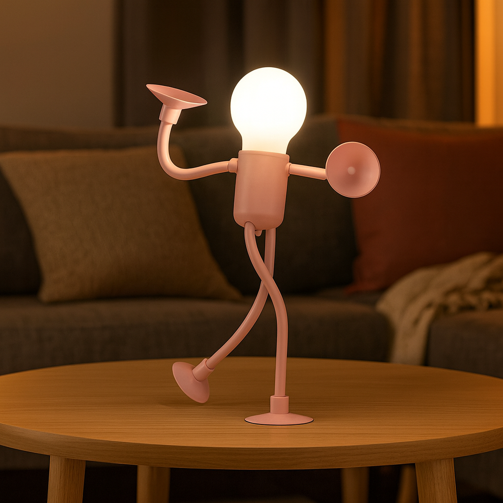 LumiFlex | LED Tafellamp Flexibel Creatieve Decoratie voor Woonkamer en Kinderkamer Energiezuinig Modern 4 Kleuren