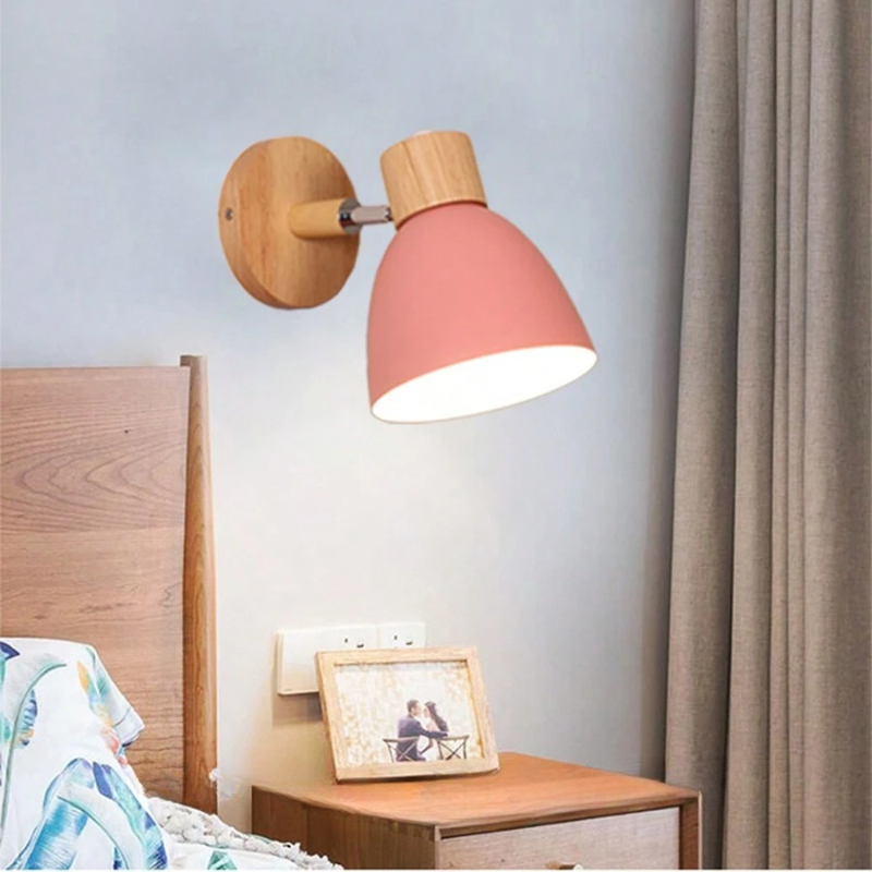 ChromaWood Scandinavische Design Wandlamp Stijlvol