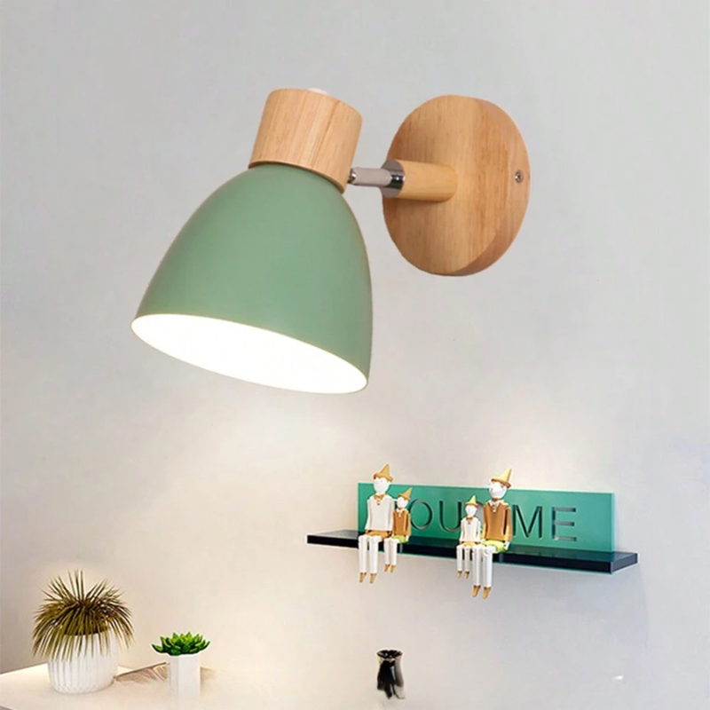 ChromaWood Scandinavische Design Wandlamp Stijlvol