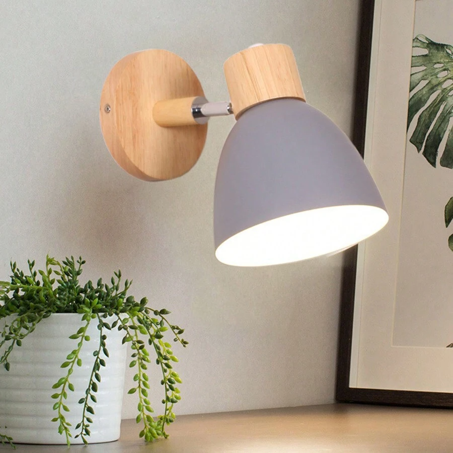 ChromaWood Scandinavische Design Wandlamp Stijlvol